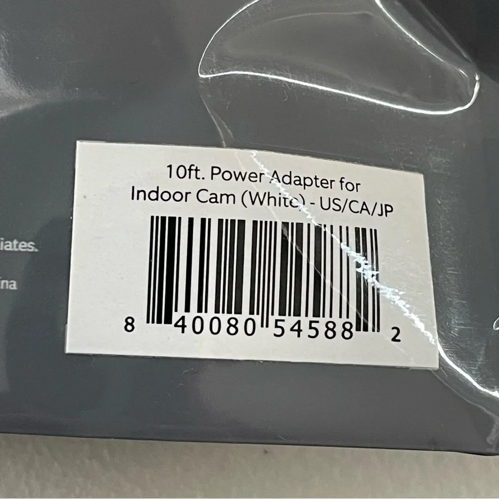 💥2/$20💥🆕 RING 10ft Power Adapter for Ring Indoor Camera (1st Gen) White NWT